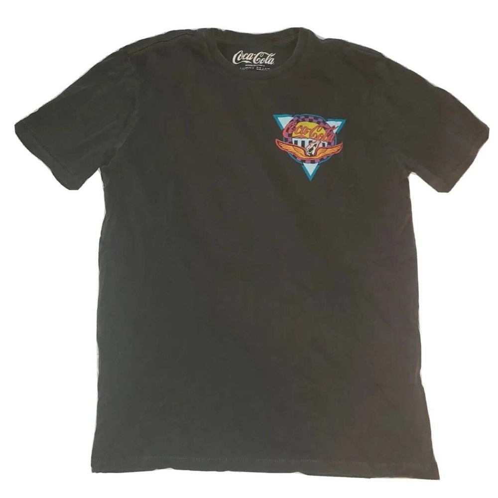 Beach club x Lucky Brand Always Coca Cola T-shirt Graphic washed-out Gray Size S